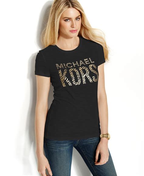 michael kors gold shirt|Michael Kors shirts women's.